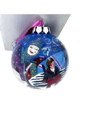 Cirque Du Soleil Wintuk Circus Colorful Hand Painted Glass Ball Ornament